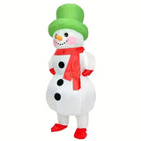 NNETM Adult Inflatable Christmas Snowman Costume