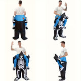 NNETM Inflatable Skeleton Costume for Adults