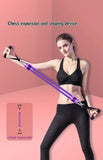 NNETM Chest Expander Pedal Resistance Band Home Fitness