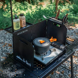 NNETM Outdoor Camping Portable Foldable Stove Wind Deflector