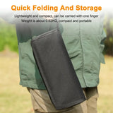 NNETM Folding Stool Iron Frame Outdoor Camping Chair