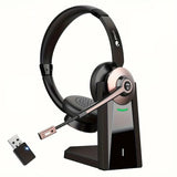 NNETM Wireless Headset with Mic and Charging Dock