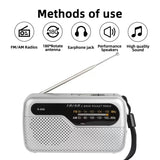 NNETM Classic Portable AM/FM Radio R-898