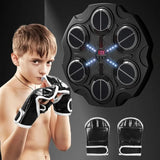 NNETM Wall-Mounted Smart Boxing Game with LED & Gloves