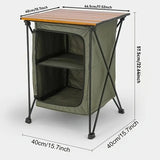NNETM Storage Cabinet Table Camping