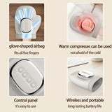 NNETM Smart Hand Massager with Heat & Multiple Modes