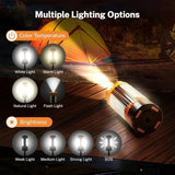 NNETM Rechargeable Work Light with Stand Portable Camping Lamp