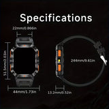 NNETM Wireless Call Smartwatch with 430mAh Long Battery