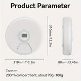 NNETM Smart 6-Meal Automatic Cat Feeder Dispenser