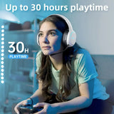 NNETM Pro Wireless Gaming Headset with Detachable Microphone