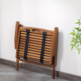 NNETM Camping Chair with Wooden Frame