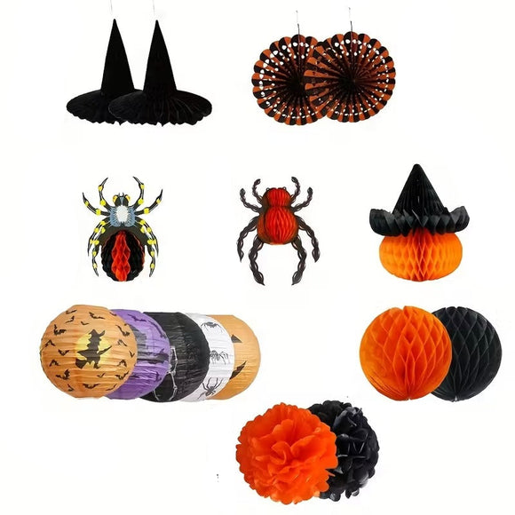 NNETM Halloween Party Decoration Set (16pcs)