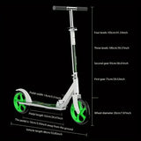 NNETM Foldable Iron Scooter with Front Brake