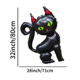 NNETM Black Cat Foil Balloons Party Decoration Set (2pcs)