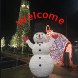 NNETM Gentleman Style Telescopic Snowman