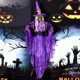 NNETM Spooky Witch Costume Halloween Hanging Decoration