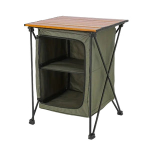 NNETM Storage Cabinet Table Camping