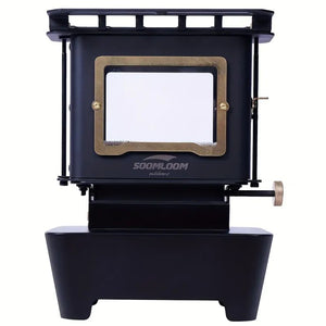 NNETM Retro Stainless Steel Camping Stove with Window
