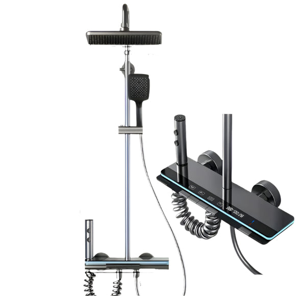 NNETM Shower Piano Light Wall-Mounted Rain System