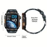NNETM Outdoor Smartwatch with Compass and Fitness Tracker