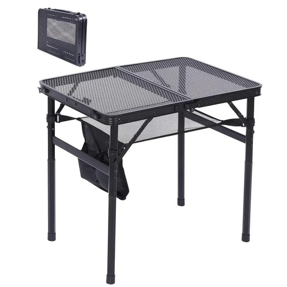 NNETM Black Metal Casual Side Table