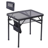 NNETM Black Metal Casual Side Table