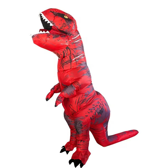 NNETM T-Rex Costume Red Dinosaur Suit