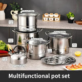 NNETM Camping Pot Set with Kettle