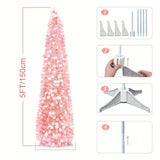 NNETM Pink Pop-Up Christmas Tree