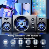NNETM Wireless Speaker 2.1 Channel USB Bass Sound System