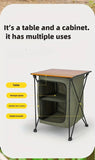 NNETM Storage Cabinet Table Camping