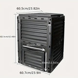 NNETM Square Compost Bin with Lid