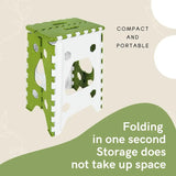 NNETM Portable Folding Stool Dark Green
