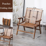NNETM Camping Chair with Wooden Frame
