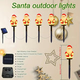 NNETM Solar Santa LED Pathway Light Set