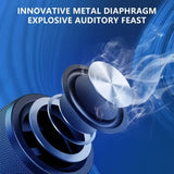 NNETM Portable Wireless Speaker with RGB Lighting & Microphone