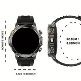 NNETM Men’s Sports Smart Watch with 1.7" Touch Screen