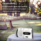NNETM Portable AM/FM Mini Radio with Headphone Jack