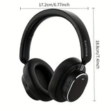 NNETM Wireless Bluetooth Over-Ear Headphones with ANC and Mic