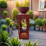 NNETM Iron Art Flower Vase Planter Large