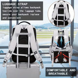 NNETM Laptop Travel Backpack with Trolley Sleeve