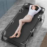 NNETM Foldable Oxford Cloth Sun Lounger with Headrest