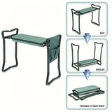 NNETM Foldable Garden Kneeler with Tool Bags (3pcs)