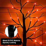 NNETM Halloween Birch Tree Light USB Battery Operated