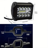 NNETM Car LED Strip Light Set with Hook Bracket