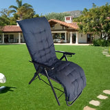 NNETM Lounge Chair with Cushion Foldable Outdoor