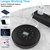 NNETM CD Player with Dual Stereo Speakers