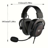 NNETM Wired Gaming Headset and Surround Sound with Mic