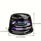 NNETM Wireless Speaker with 7-Color LED Lights (2pcs)