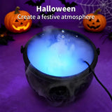 NNETM Halloween Fish Tank Mist Maker Witch Cauldron Spray